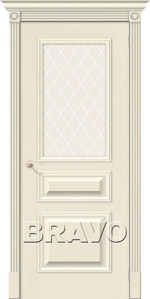 Вуд Классик-15.1 стекло white сrystal Вуд Классик-15.1 стекло white сrystal